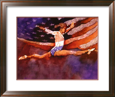 Olympic Gymnast Framed Print Olympic Gymnast Framed Print