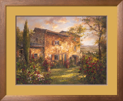 Tuscan Farm House Framed Print Tuscan Farm House Framed Print