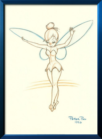 Tinker Bell Framed Print Tinker Bell Framed Print