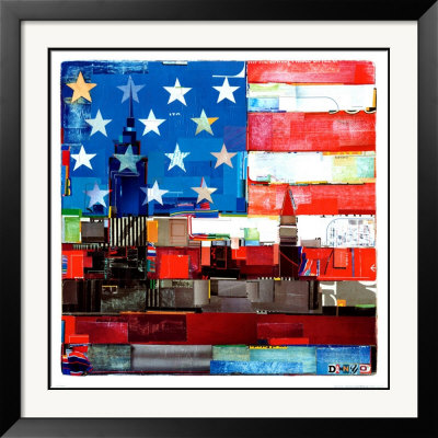 New York Skyline Framed Print New York Skyline Framed Print
