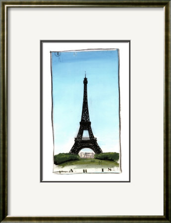 World Landmark Paris Framed Print World Landmark Paris Framed Print