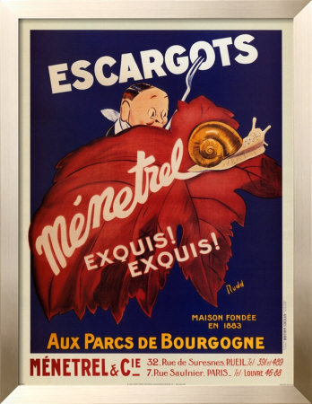 Escargots Menetial Framed Print Escargots Menetial Framed Print