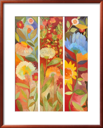 Red Garden Framed Print Red Garden Framed Print