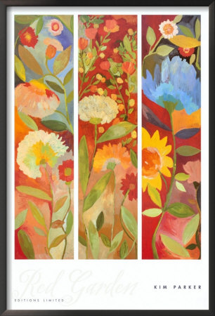 Red Garden Framed Print Red Garden Framed Print