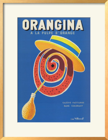 Orangina Framed Print Orangina Framed Print