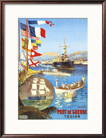 Port De Guerre Framed Print Port De Guerre Framed Print