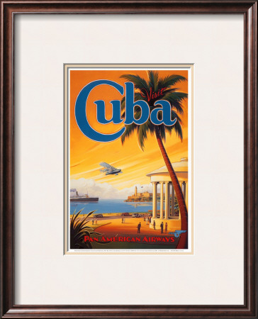 Visit Cuba Framed Print Visit Cuba Framed Print