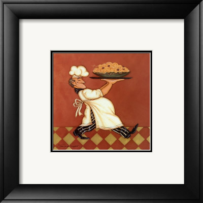 Pasta Chef Framed Print Pasta Chef Framed Print