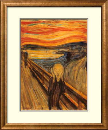 The Scream, c.1893 Framed Print The Scream, c.1893 Framed Print