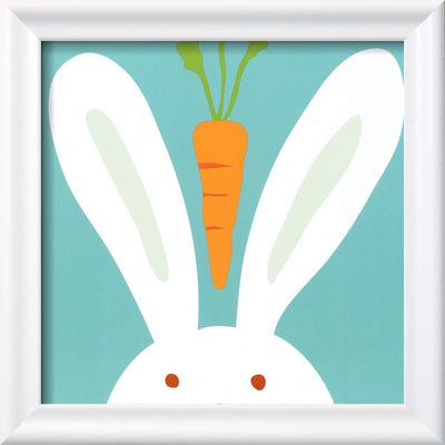 Peek-a-Boo I, Rabbit Framed Print Peek-a-Boo I, Rabbit Framed Print