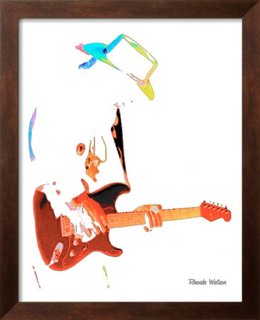 Stevie Ray Framed Print Stevie Ray Framed Print
