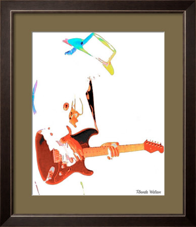 Stevie Ray Framed Print Stevie Ray Framed Print