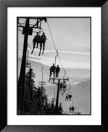 Ski Lift on Mt. Hood Framed Print Ski Lift on Mt. Hood Framed Print