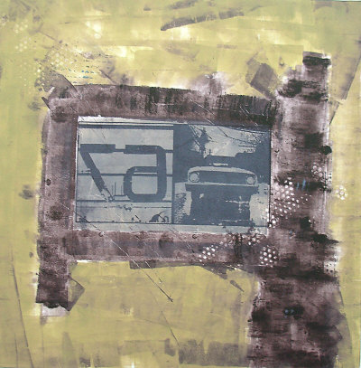 Rear View Window Hand Painted Art Rear View Window Hand Painted Art