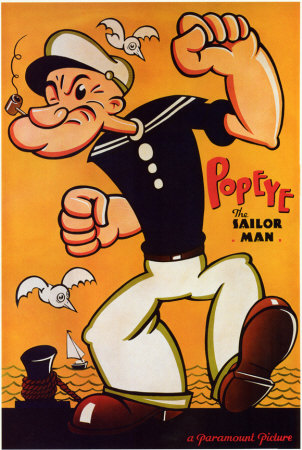 Popeye the Sailor Man Masterprint Popeye the Sailor Man Masterprint