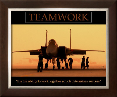 Teamwork Framed Print Teamwork Framed Print