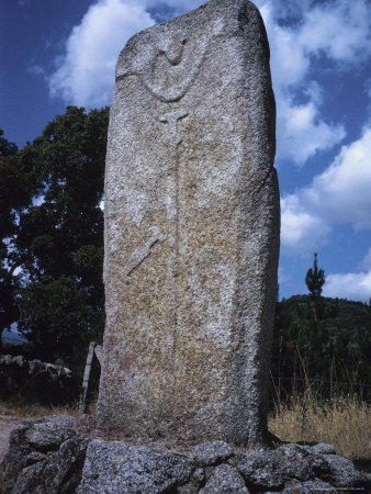 Ancient Headstone in a Graveyard Photographic Print Ancient Headstone in a Graveyard Photographic Print