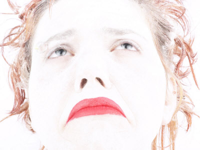 Sad Woman's Face Photographic Print Sad Woman's Face Photographic Print