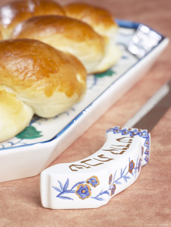 Preparing a Challah Plate Photographic Print Preparing a Challah Plate Photographic Print