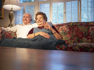 Retired Couple Photographic Print Retired Couple Photographic Print