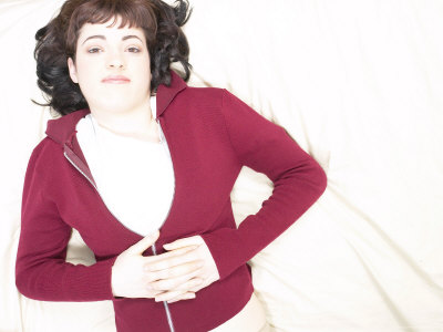 Young Woman Lying and Looking Up Photographic Print Young Woman Lying and Looking Up Photographic Print