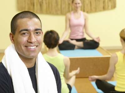 People Doing Yoga Photographic Print People Doing Yoga Photographic Print
