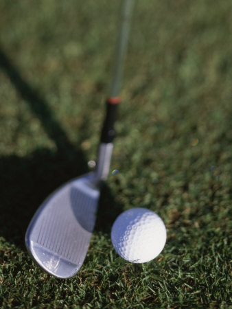 Close-up of a Golf Ball and a Golf Club Photographic Print Close-up of a Golf Ball and a Golf Club Photographic Print