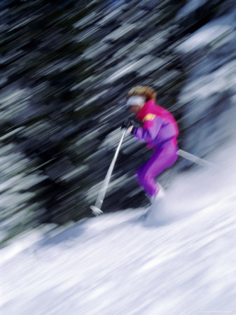 A Pink and Purple Blur Photographic Print A Pink and Purple Blur Photographic Print