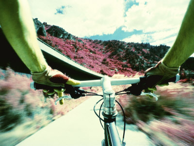  Bicycles on First Person Perspective Of A Bicycle Ride Photographic Print At Art