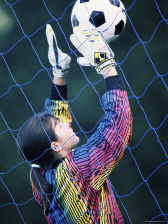 Goalie Stopping the Ball Photographic Print Goalie Stopping the Ball Photographic Print