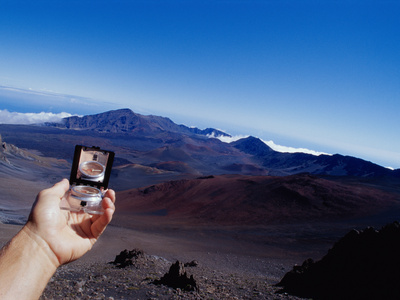 Person Holding Out a Compass Photographic Print Person Holding Out a Compass Photographic Print
