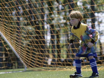 Goalie Standing in The Goal Photographic Print Goalie Standing in The Goal Photographic Print