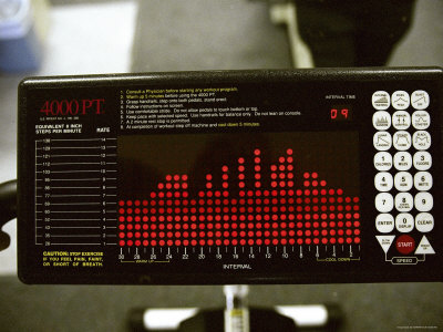 Interval Training Readout Photographic Print Interval Training Readout Photographic Print