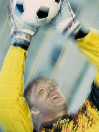 Goalie Saving a Ball Photographic Print Goalie Saving a Ball Photographic Print