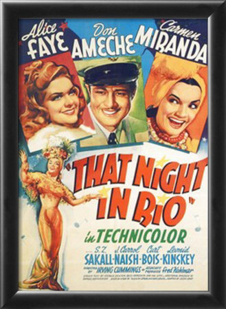 That Night in Rio Framed Print That Night in Rio Framed Print
