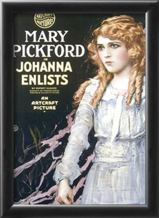 Johanna Enlists - Mary Pickford Framed Print Johanna Enlists - Mary Pickford Framed Print