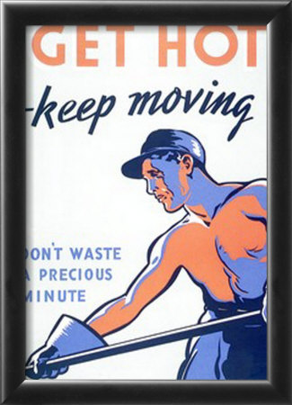 Get Hot - Keep Moving Framed Print Get Hot - Keep Moving Framed Print