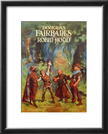 Robin Hood - Douglas Fairbanks Framed Print Robin Hood - Douglas Fairbanks Framed Print