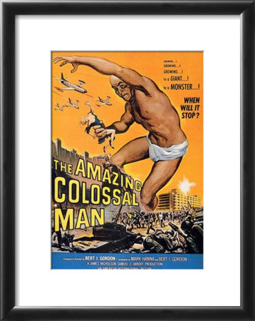 The Amazing Colossal Man Framed Print The Amazing Colossal Man Framed Print