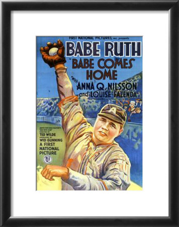 Babe Ruth - Babe Comes Home Framed Print Babe Ruth - Babe Comes Home Framed Print
