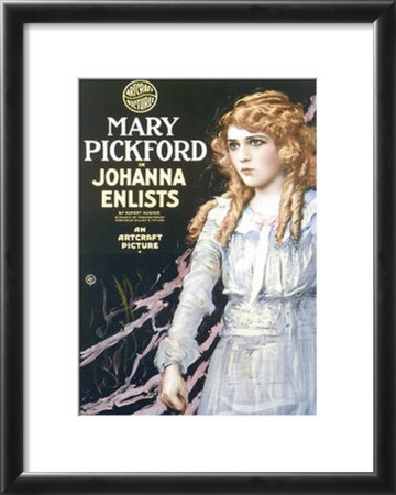 Johanna Enlists - Mary Pickford Framed Print Johanna Enlists - Mary Pickford Framed Print