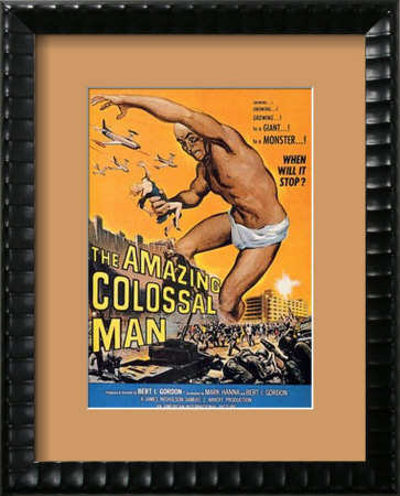 The Amazing Colossal Man Framed Print The Amazing Colossal Man Framed Print