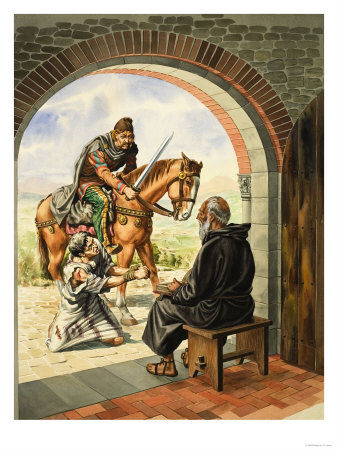 Saint Benedict Giclee Print Saint Benedict Giclee Print