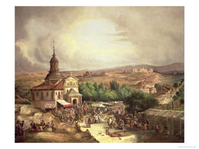 Pilgrimage to San Isidro Giclee Print Pilgrimage to San Isidro Giclee Print