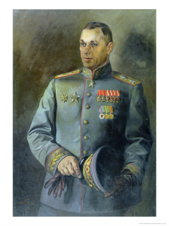 Portrait of the Marshal of the Soviet Union and Poland, 