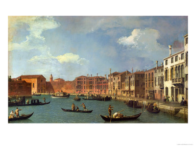 View of the Canal of Santa Chiara Venice