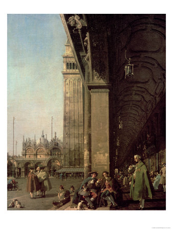 Venice: Piazza Di San Marco and the Colonnade of the Procuratie Nuove c1756