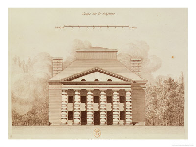 House of the Director of the Salt Works in the Ideal City of Chaux, Engraved
