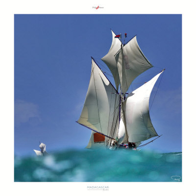 Madagascar-Boutre Print Madagascar-Boutre Print
