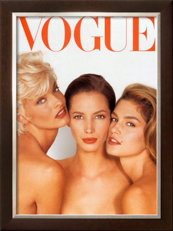 Vogue Cover, June 1991 Framed Print Vogue Cover, June 1991 Framed Print